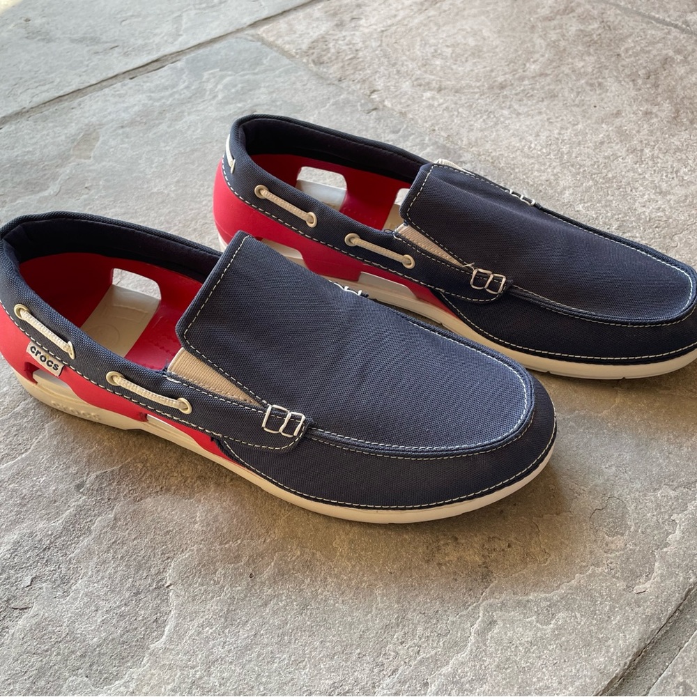 Crocs Men’s Size 12 Beach Line Boat Shoes